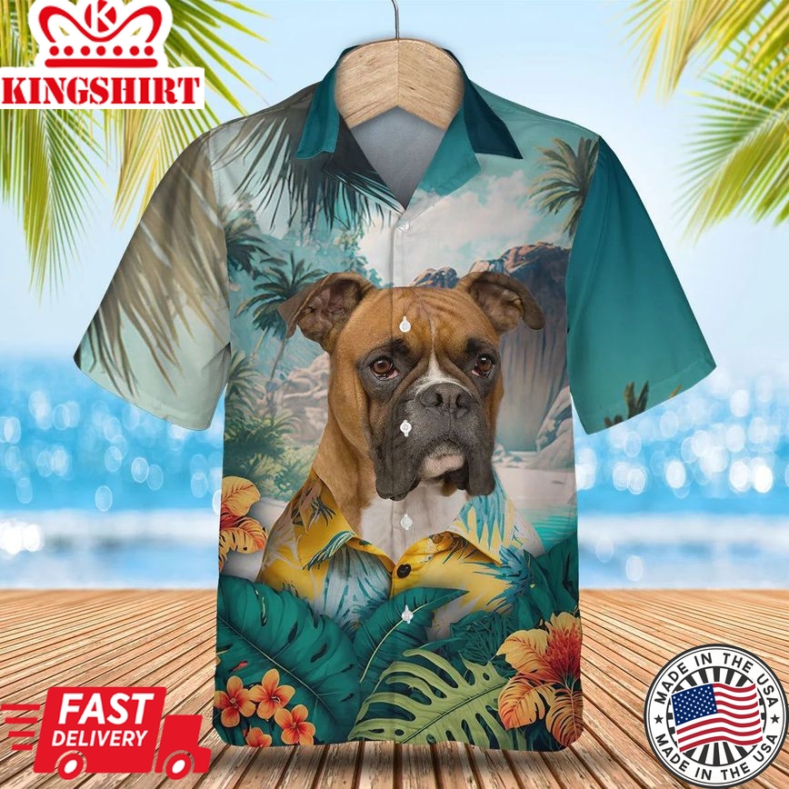 Boxer - 3D Tropical Trendy Hawaiian Shirt