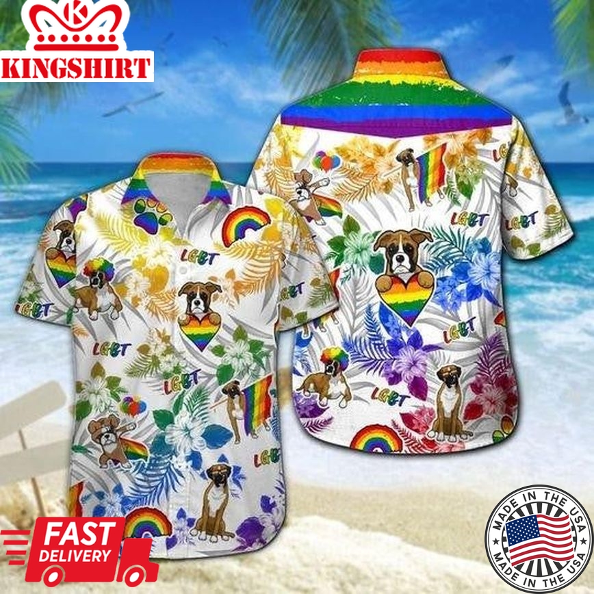 Boxer Lgbt Hawaiian Shirt | For Men & Women |