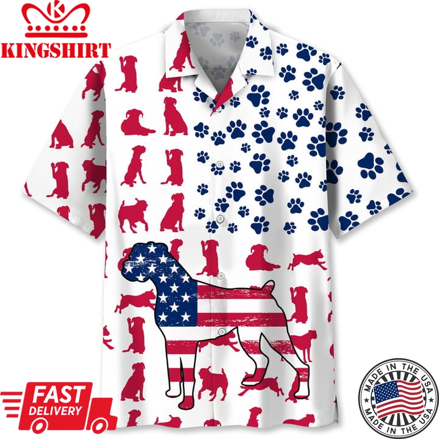 Boxer Set Icon Usa Hawaii Shirt