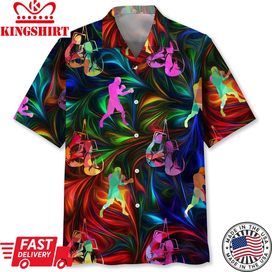 Boxing Color Trendy Hawaiian Shirt