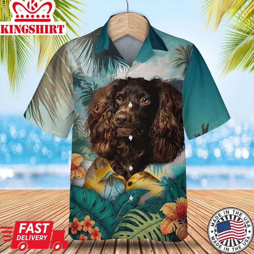 Boykin Spaniel - 3D Tropical Trendy Hawaiian Shirt