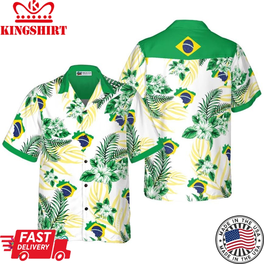 Brazil Proud Hawaiian Shirt