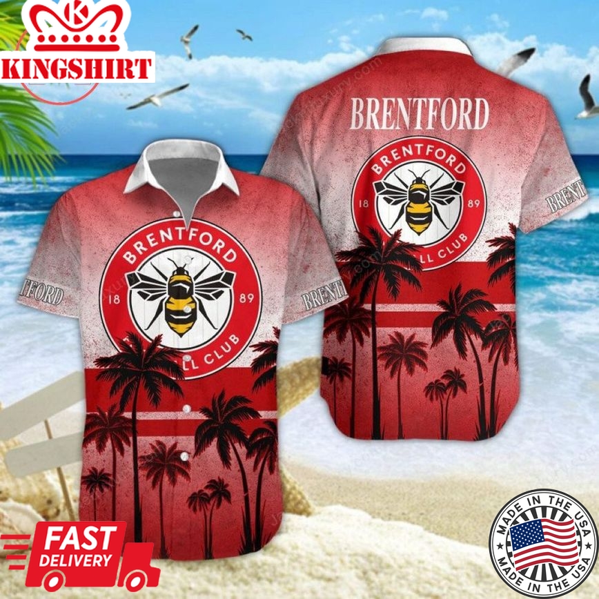 Brentford Fc Coconut Beach Trendy Hawaiian Shirt Aloha Shirt