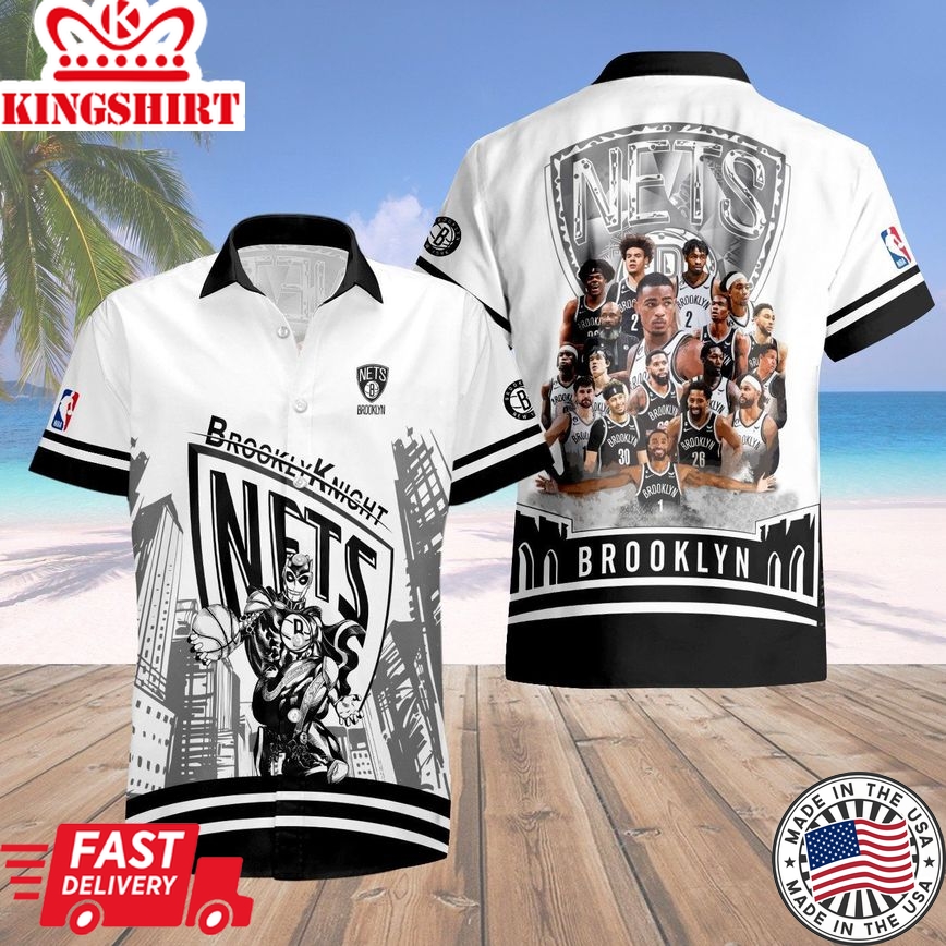 Brooklyn Nets Premium Ocean Wave Hawaiian Shirt