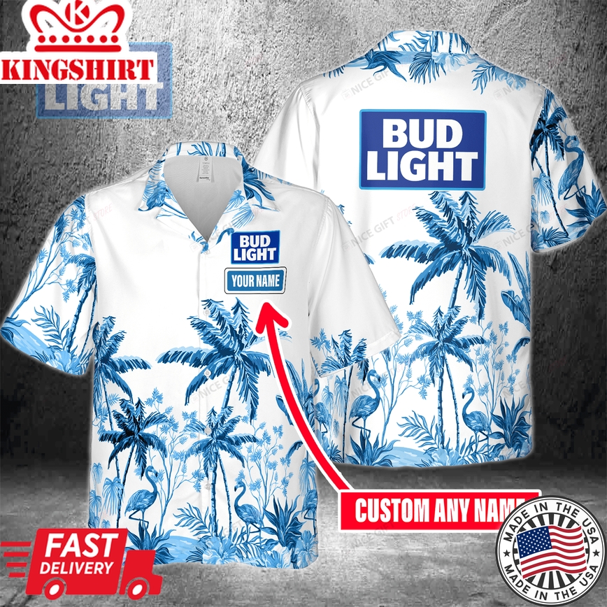 Bud Light Custom Hawaiian Shirt Name Personalized