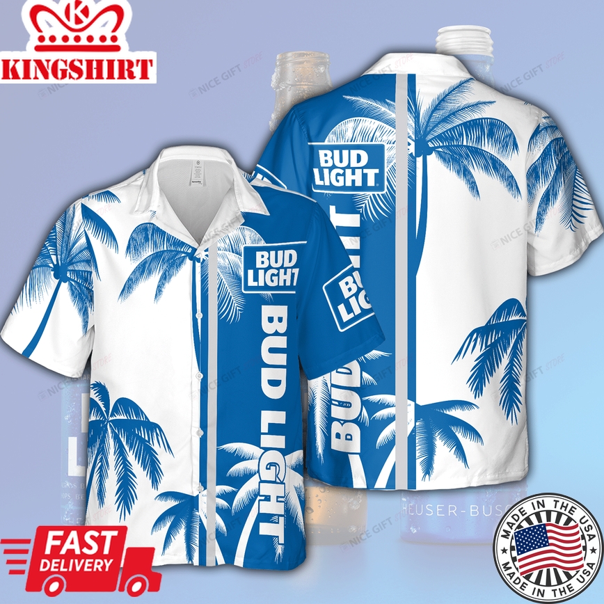 Bud Light Hawaiian Shirt Timeless Island Wear