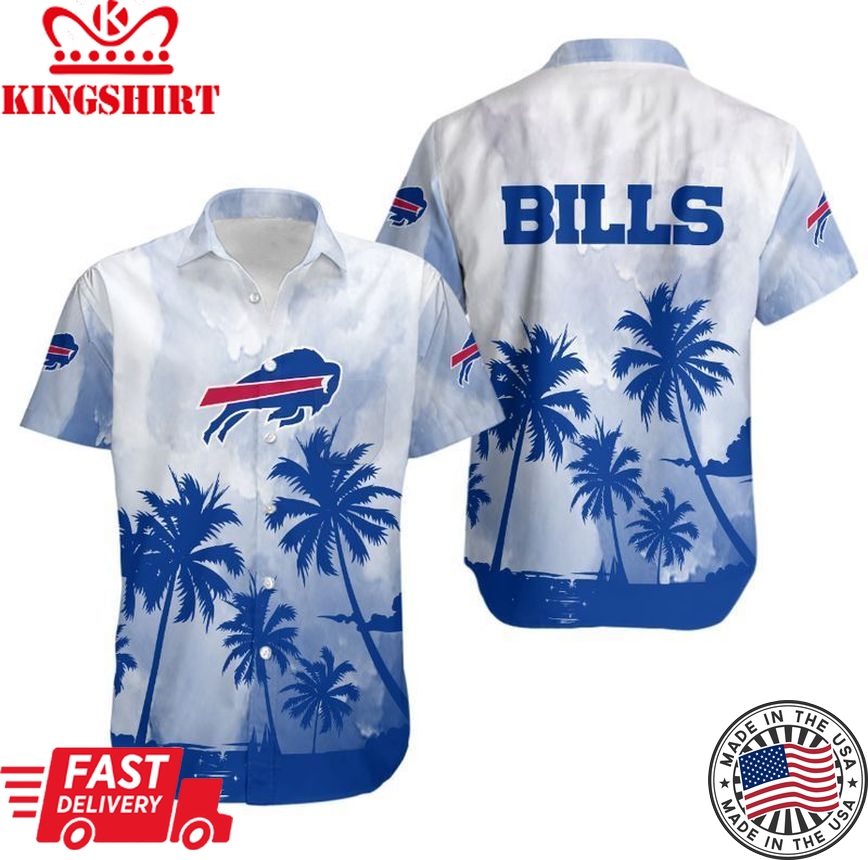 Buffalo Bills Coconut Trees NFL Hawaiian Shirt: Graphic Print, Perfect Gift for Fans