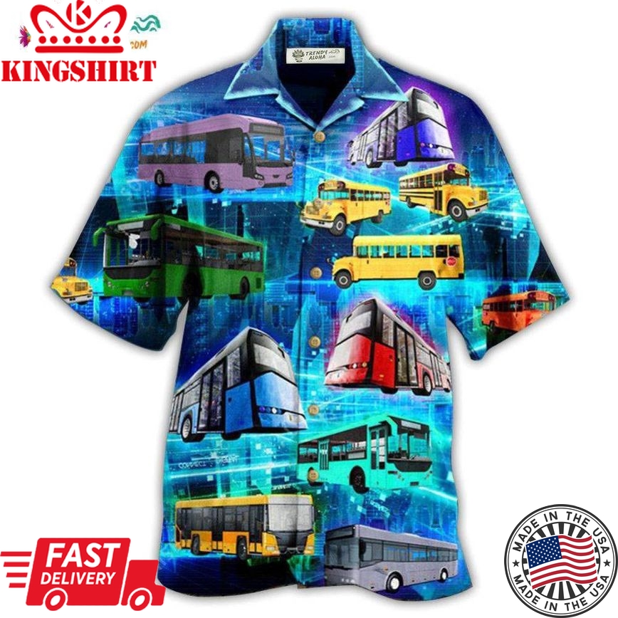 Bus Take A Bus Take An Amazing Journey Hawaiian Shirt