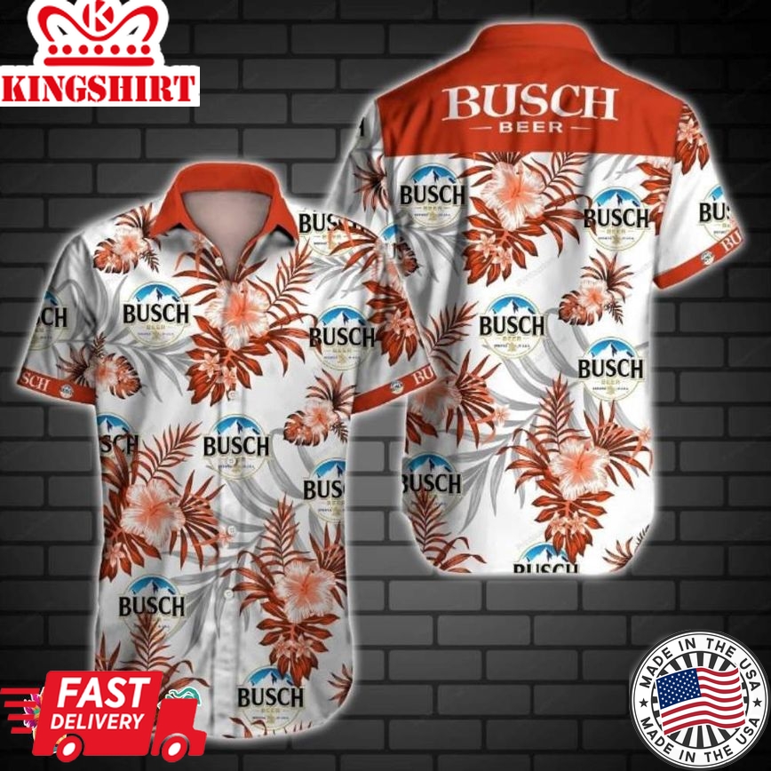 Busch Hunting Mallard V Hawaiian Shirt