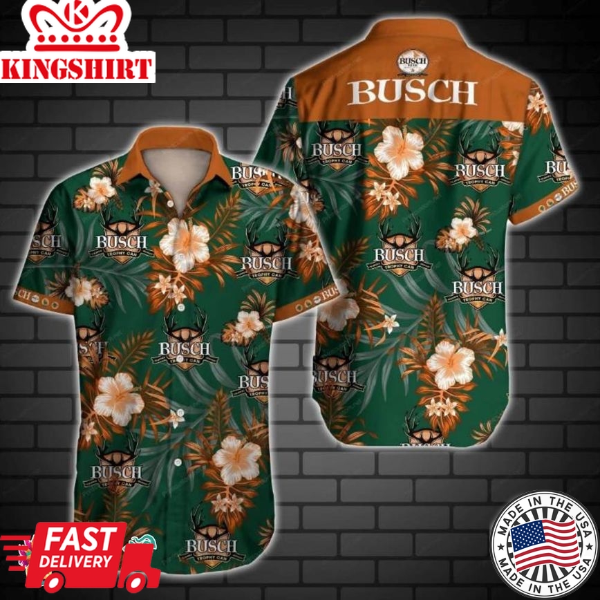 Busch Hunting Mallard Vi Hawaiian Shirt