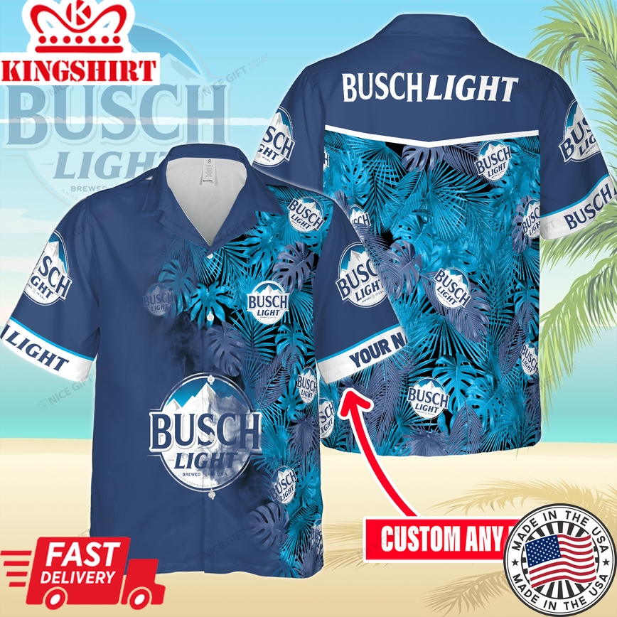 Busch Light Custom Name Hawaiian Distinct Style