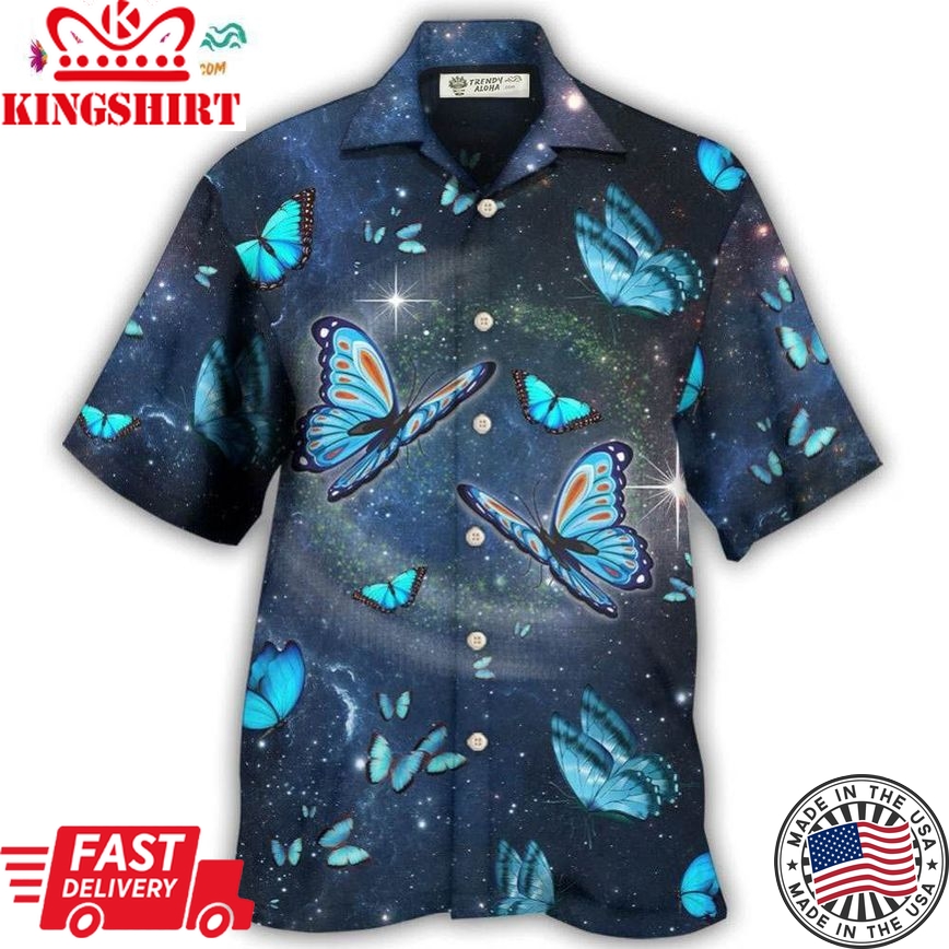 Butterfly I Believe There Are Angels Hawaiian Shirt