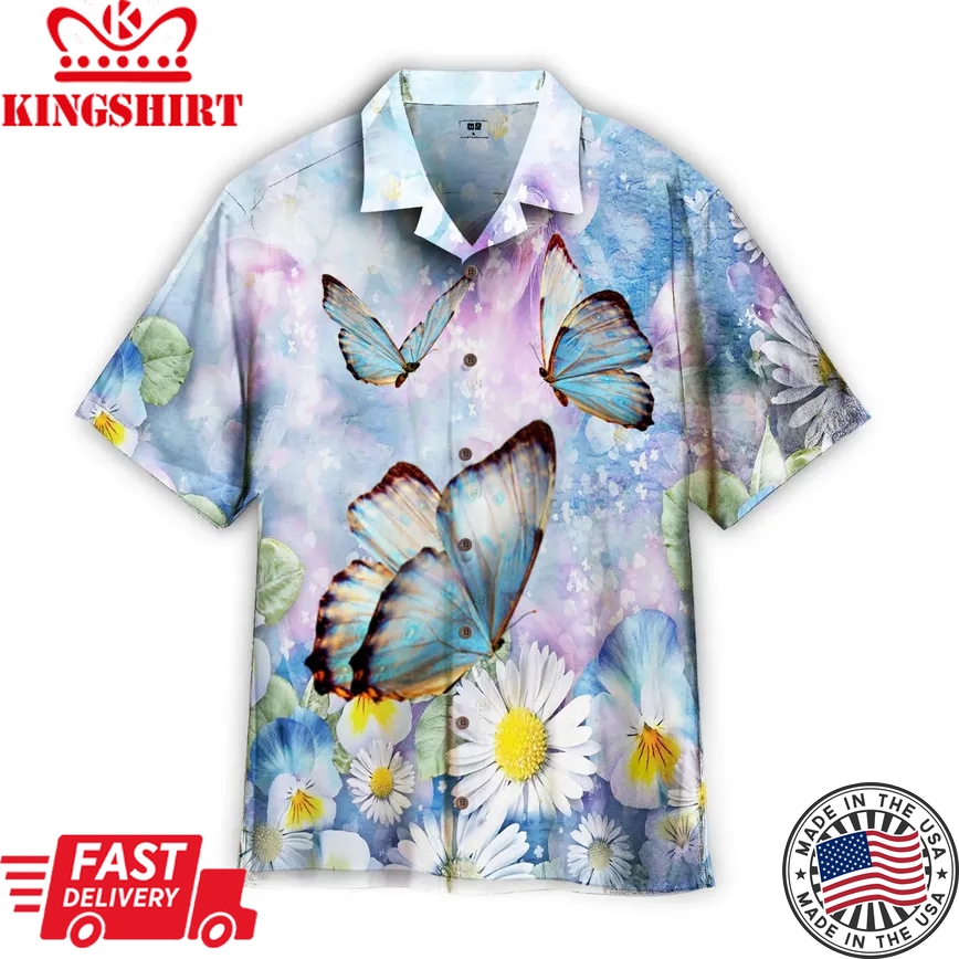 Butterfly Trendy Hawaiian Shirt