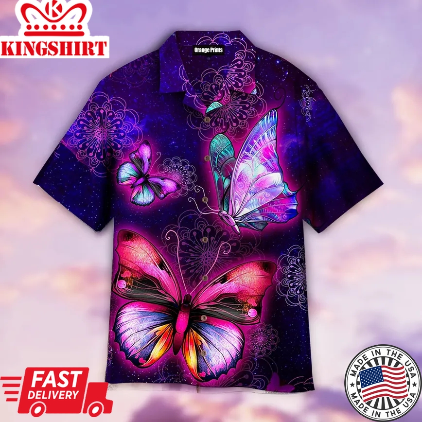 Butterfly Trendy Hawaiian Shirt