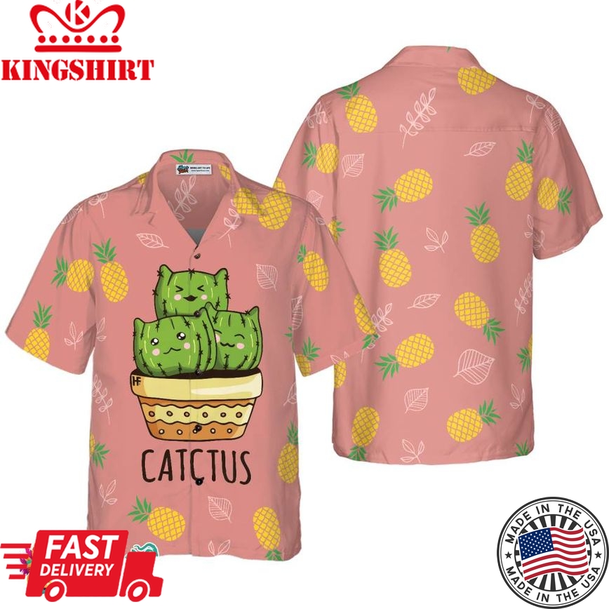 Cactus Pineapple Hawaiian Shirt