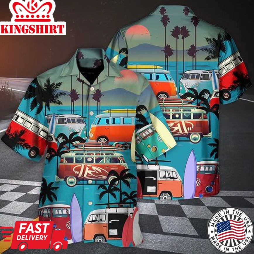 Camping Enjoy Your Van Life - Hawaiian Shirt