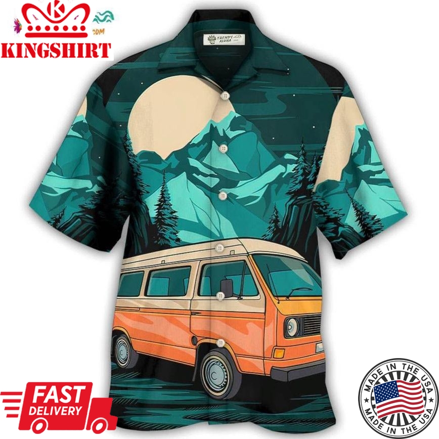 Camping I'm Done Teaching Hawaiian Shirt