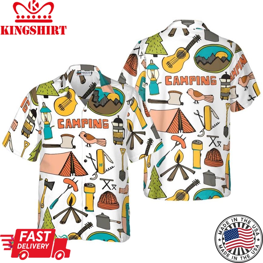 Camping Travel Road Trip Camping Hawaiian Shirt, Unique Shirt For Camping