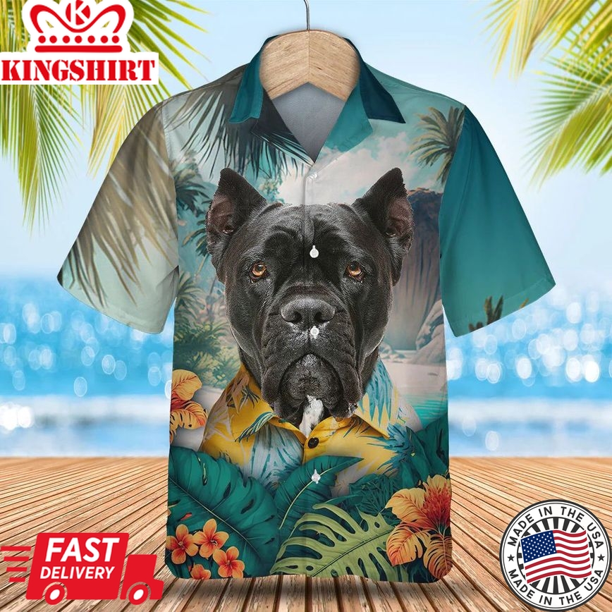 Cane Corso - 3D Tropical Trendy Hawaiian Shirt