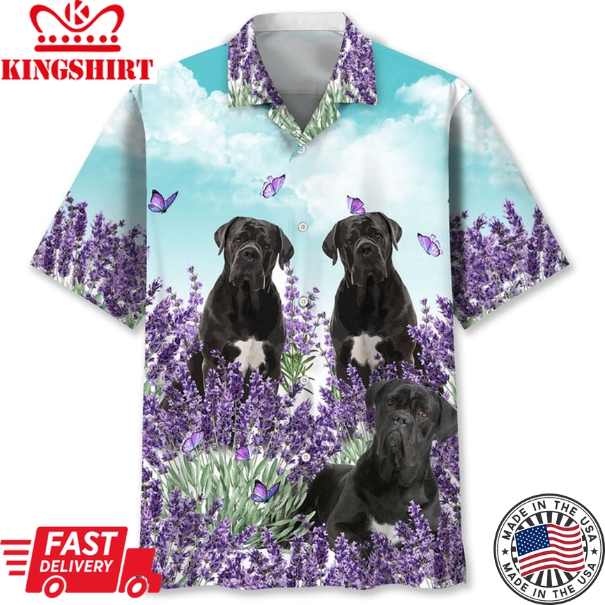 Cane Corso Lavender Hawaii Shirt