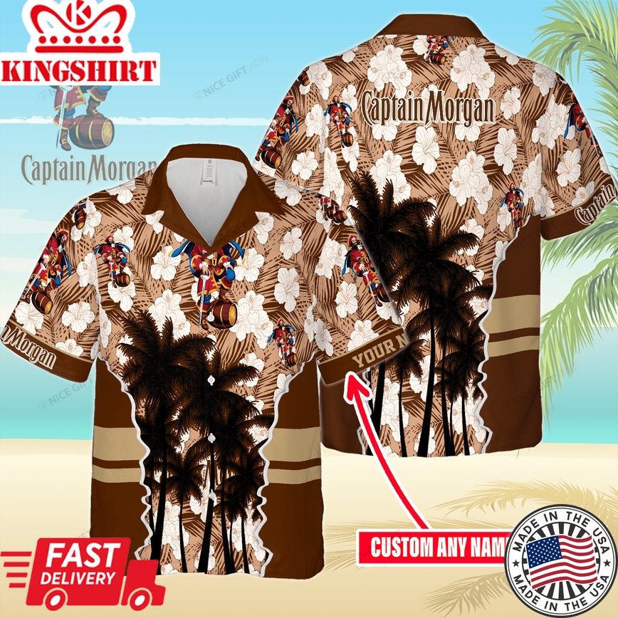 Captain Morgan Custom Name Hawaiian Unforgettable Shirt