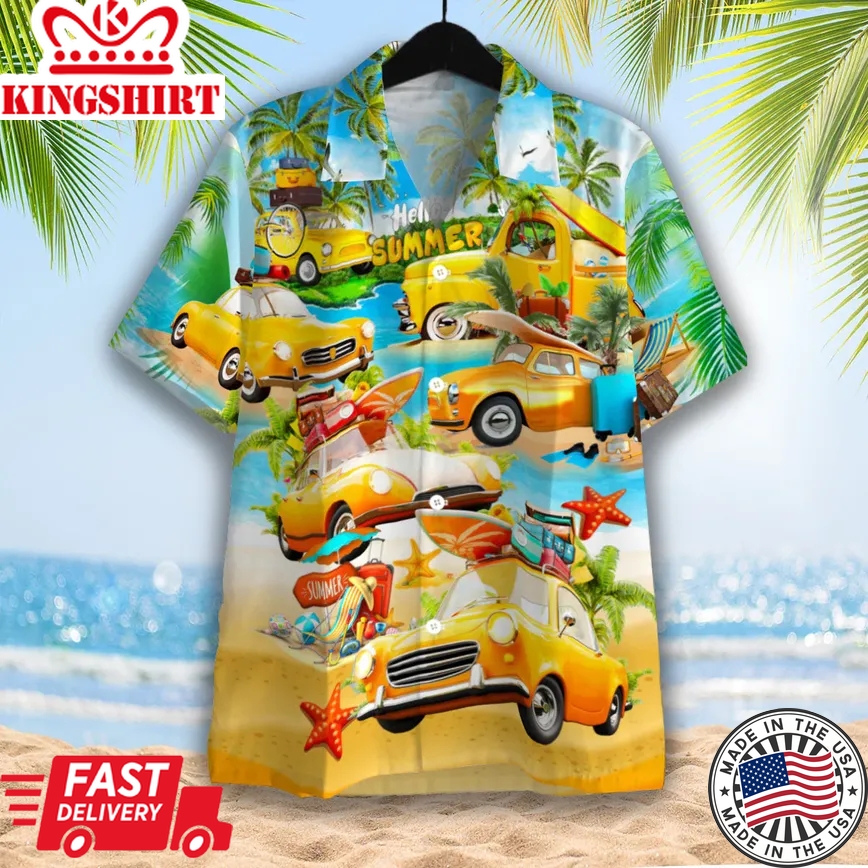 Car Love A Summer Trip Trendy Hawaiian Shirt