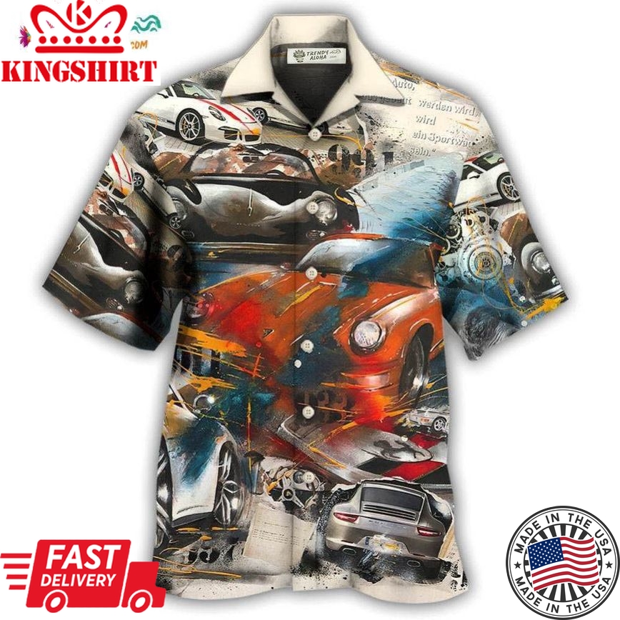 Car Racing Leading The Race Hawaiian Shirt