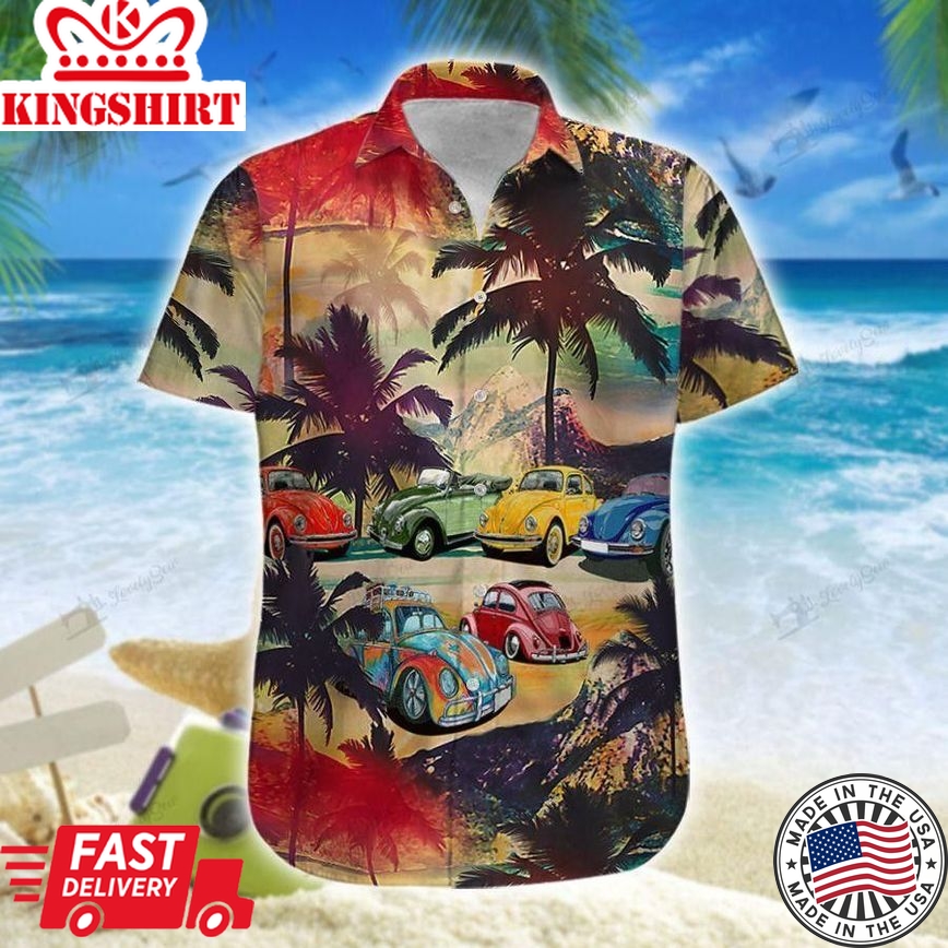 Car Trendy Hawaiian Shirt