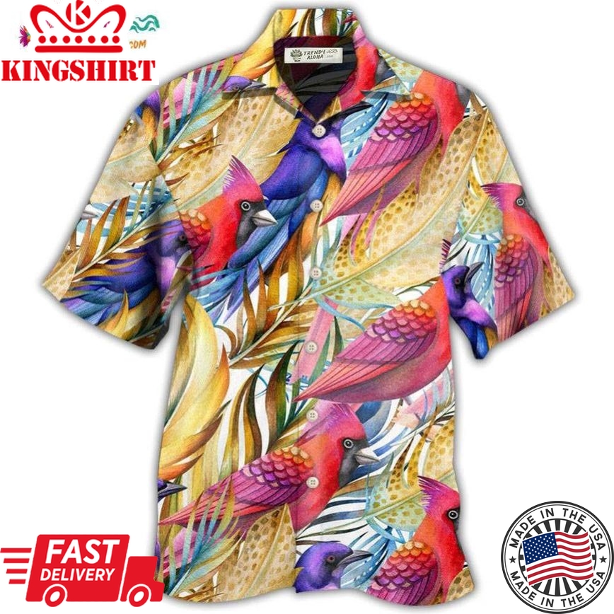 Cardinal Tropical Life Basic Hawaiian Shirt