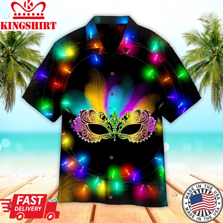 Carnival Lightful Mardi Gras Aloha Hawaiian Shirts