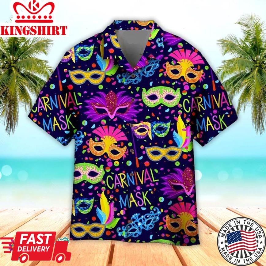 Carnival Mardi Gras Fat Tuesday Carnival Party Hawaiian Shirt For Men & Women