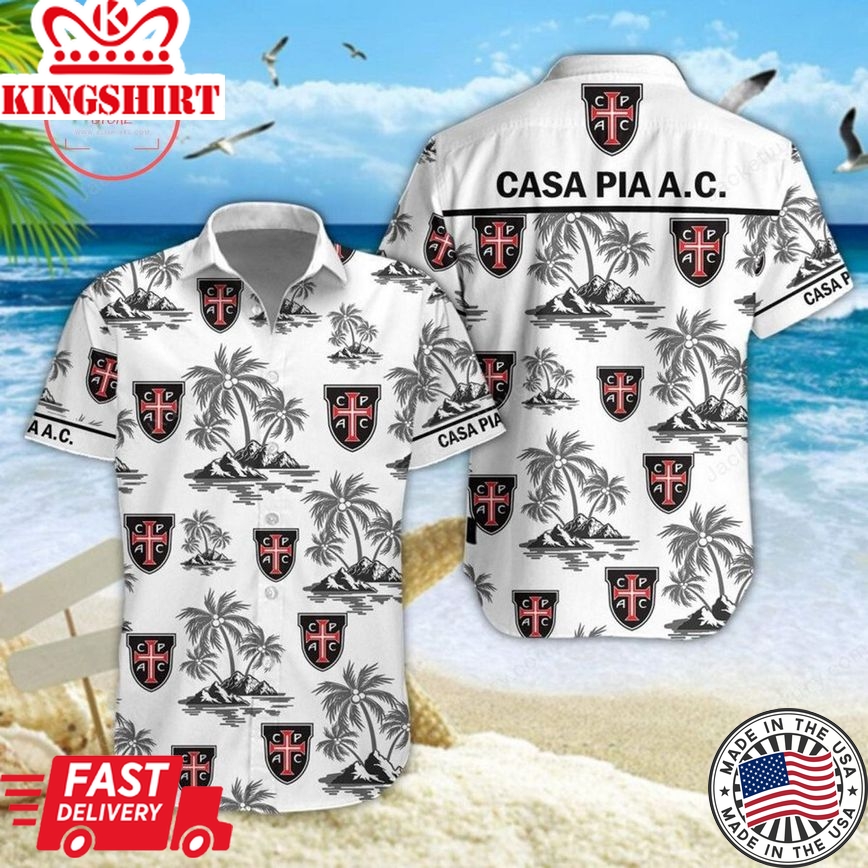 Casa Pia Ac Coconut Tree Trendy Hawaiian Shirt Aloha Shirt