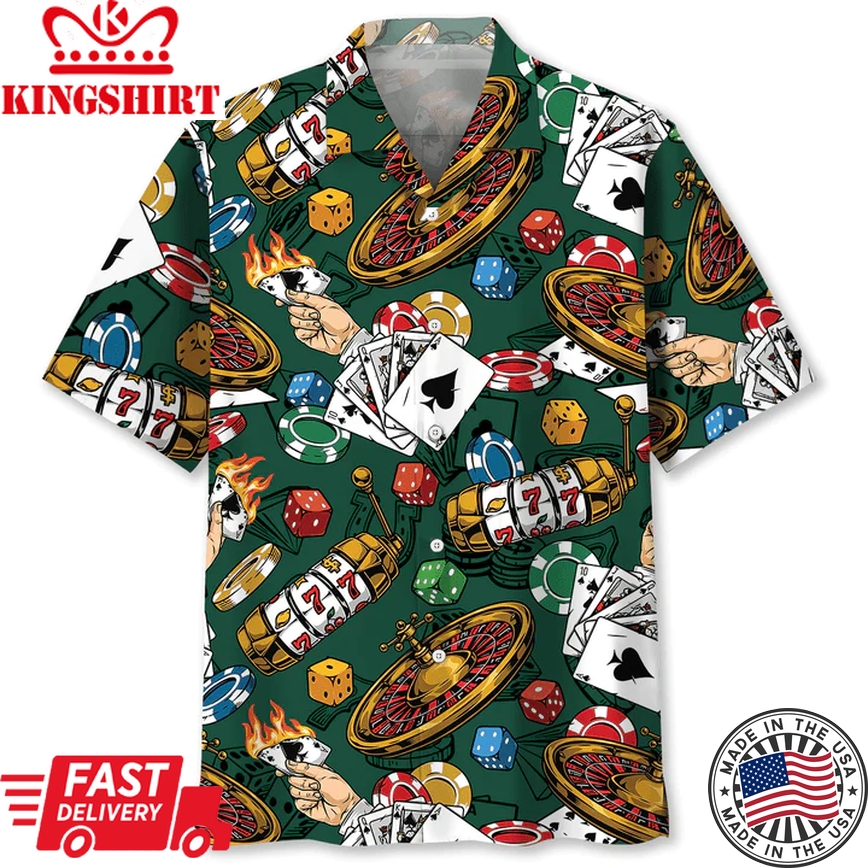 Casino Vintage Trendy Hawaiian Shirt