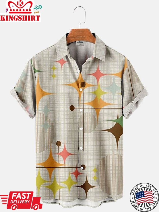 Casual Print Men's Aloha Shirt - Stay Stylish and Comfortable All Day Long