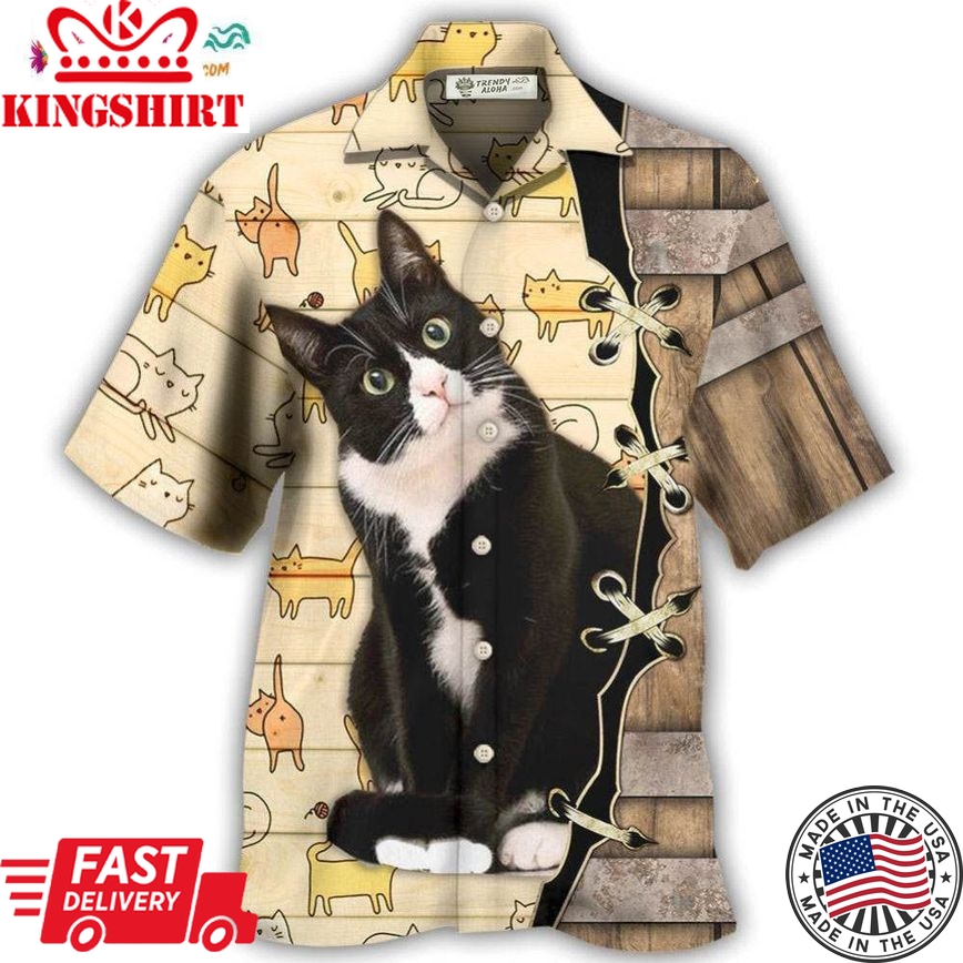 Cat Angels Without Wings Hawaiian Shirt