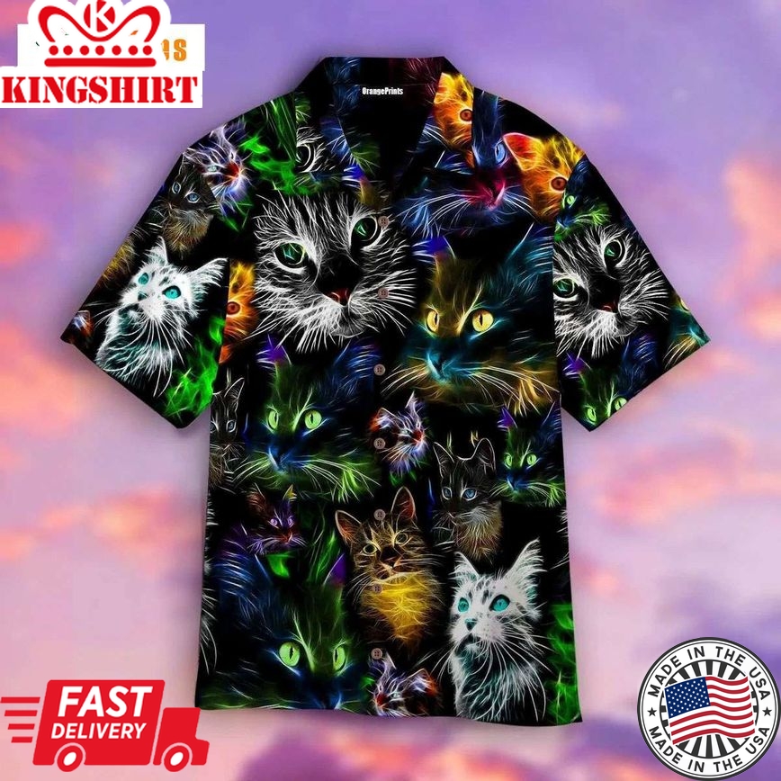 Cat Hair Dont Care, Cat Trendy Hawaiian Shirt Perfect Gifts For Your Loved Ones