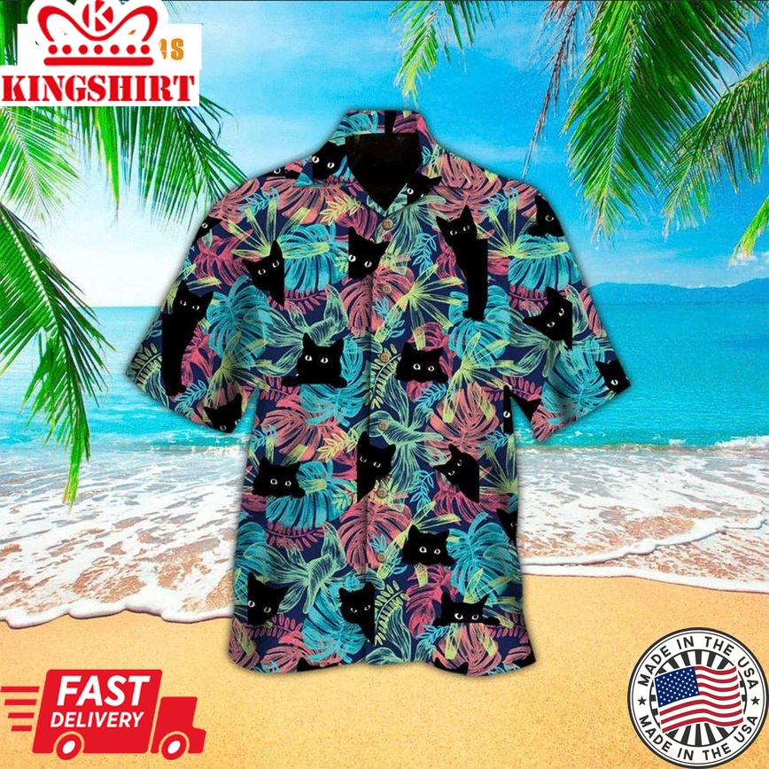 Cat Lovers Summer Tropical, Cat Trendy Hawaiian Shirt Perfect Gifts For Your Loved Ones