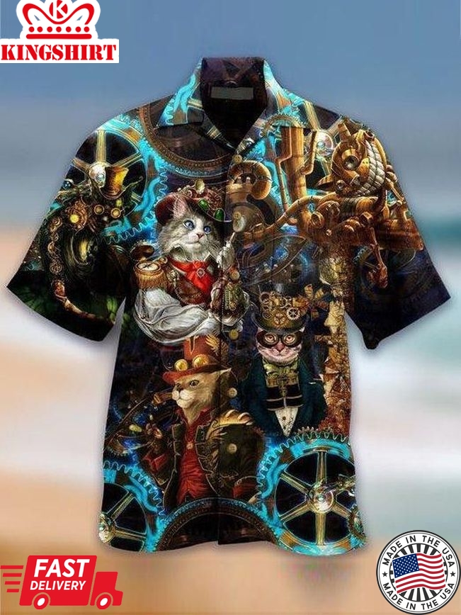 Cats Trendy Hawaiian Shirt