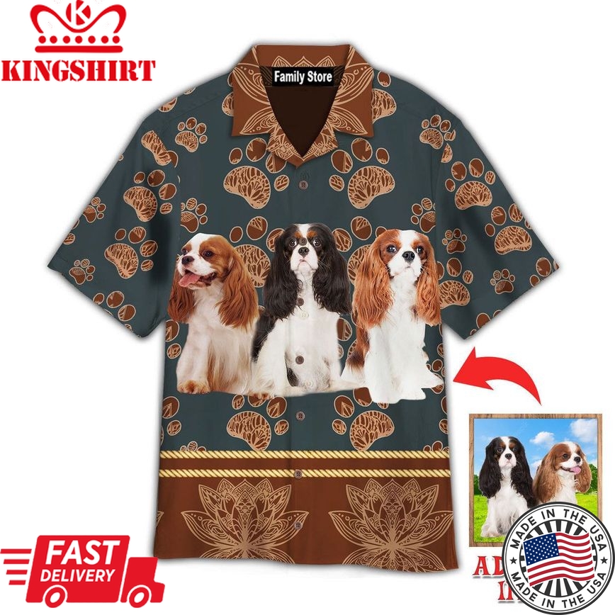 Cavalier King Custom Hawaiian Shirt