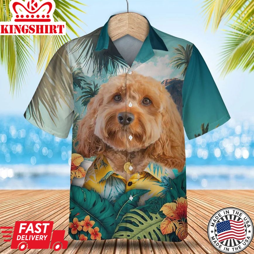 Cavapoo - 3D Tropical Trendy Hawaiian Shirt