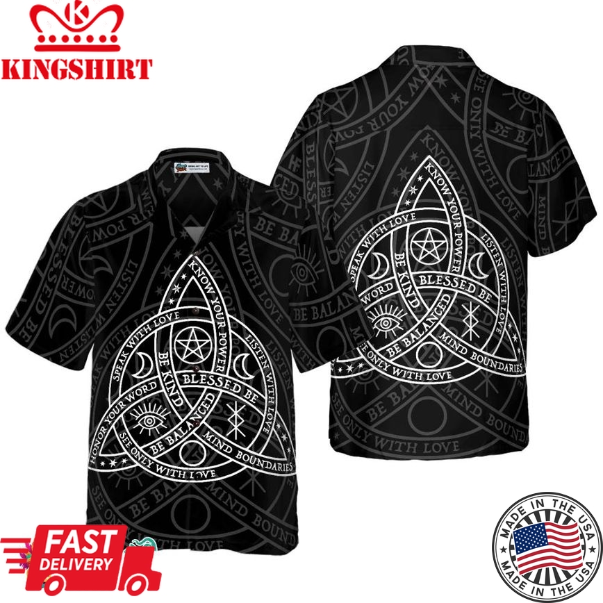 Celtic Knot Wicca Hawaiian Shirt