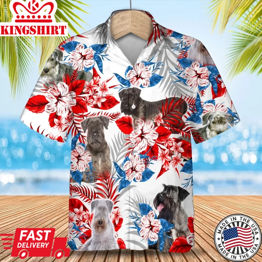 Cesky Terrier Trendy Hawaiian Shirt Gift For Summer, Summer Aloha Shirt, Trendy Hawaiian Shirt For Men And Women