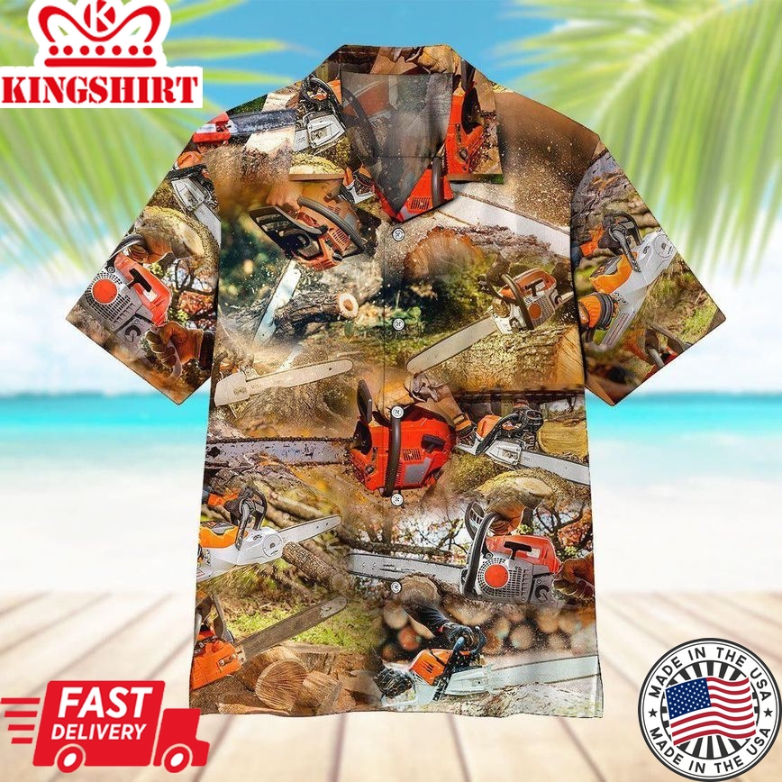 Chainsaw Trendy Hawaiian Shirt