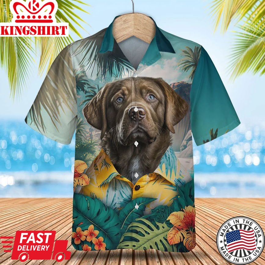 Chesapeake Bay Paradise Breeze - Embrace the Tropical Vibes with this Trendy Hawaiian Shirt