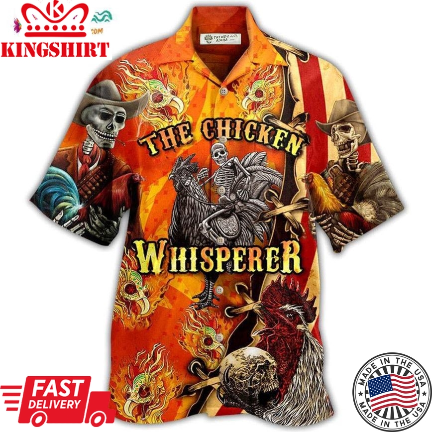 Chicken Fire The Chicken Whisperer Hawaiian Shirt