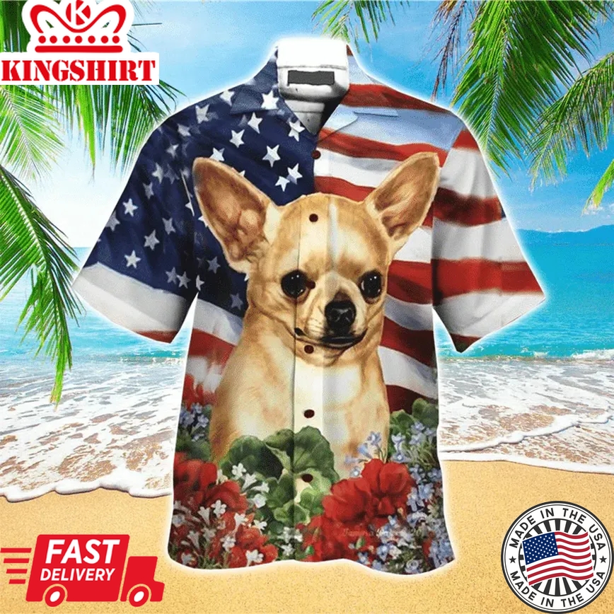 Chihuahua 3D Trendy Hawaiian Shirt, Chihuahua Clothing, Custom Of Chihuahua Shirt, Chihuahua Trendy Hawaiian Shirt For Dog Lovers