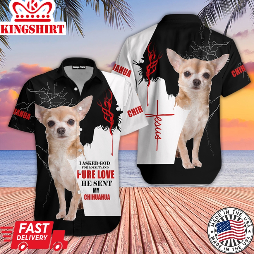 Chihuahua Dog Jesus Aloha Hawaiian Shirts For Men & For Women |