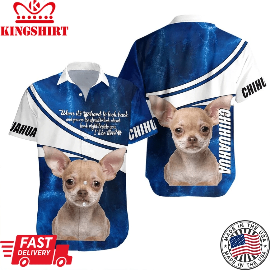 Chihuahua Dog Trendy Hawaiian Shirt For