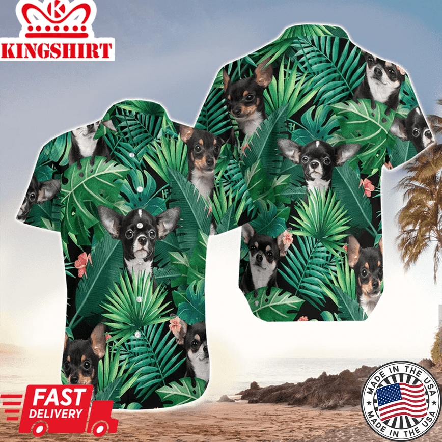 Chihuahua Trendy Hawaiian Shirt, Perfect Gift Ideas For Chihuahua Dog Lover