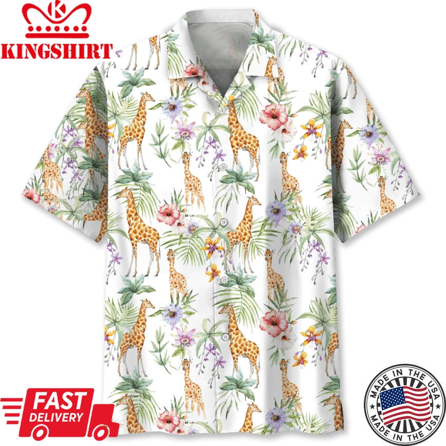 Chihuahua Tropical Trendy Hawaiian Shirt: Tropical Paradise with Tiny Pups